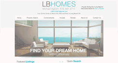 Desktop Screenshot of lbhomes.com